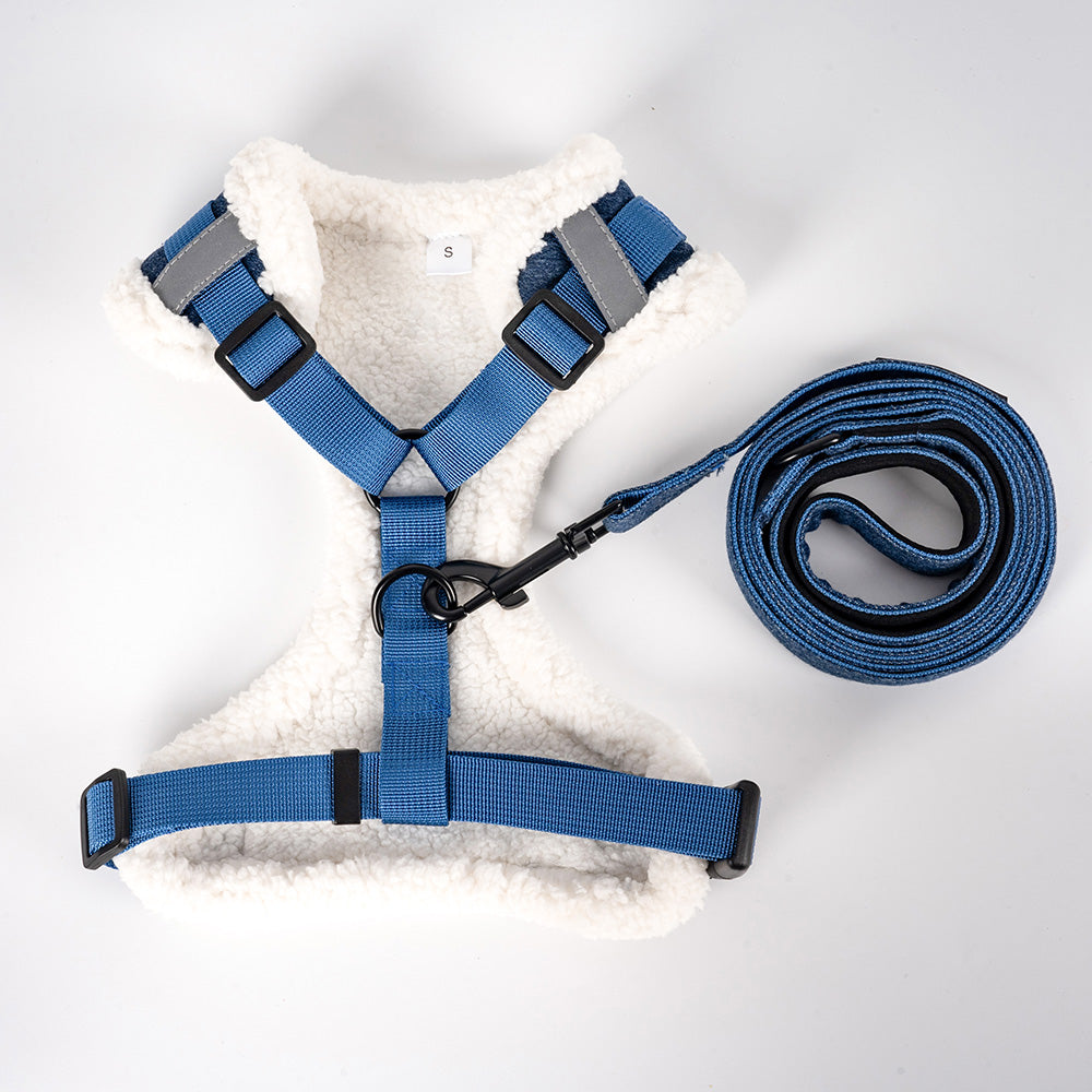 Pawpie City Walk Set harness and leash displayed together on white background