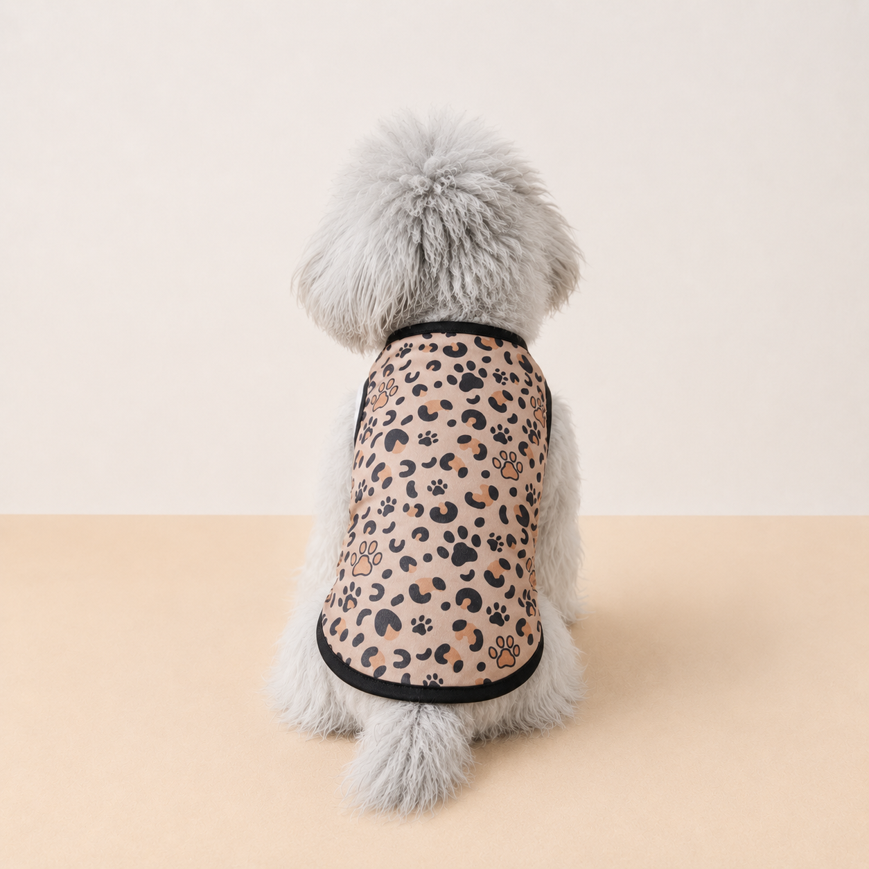 Leopard Paw Tee - Lightweight Leopard Print Dog T-Shirt