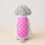 Paw Check Tee - Lightweight Paw Print Dog T-Shirt