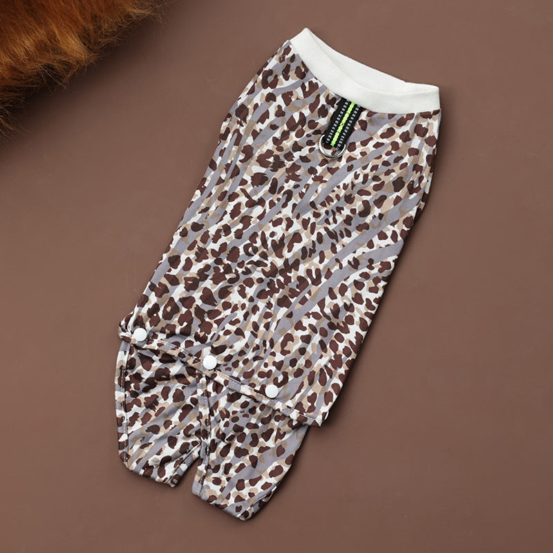 Wild Roamer - Animal Print Full-Coverage Dog Suit