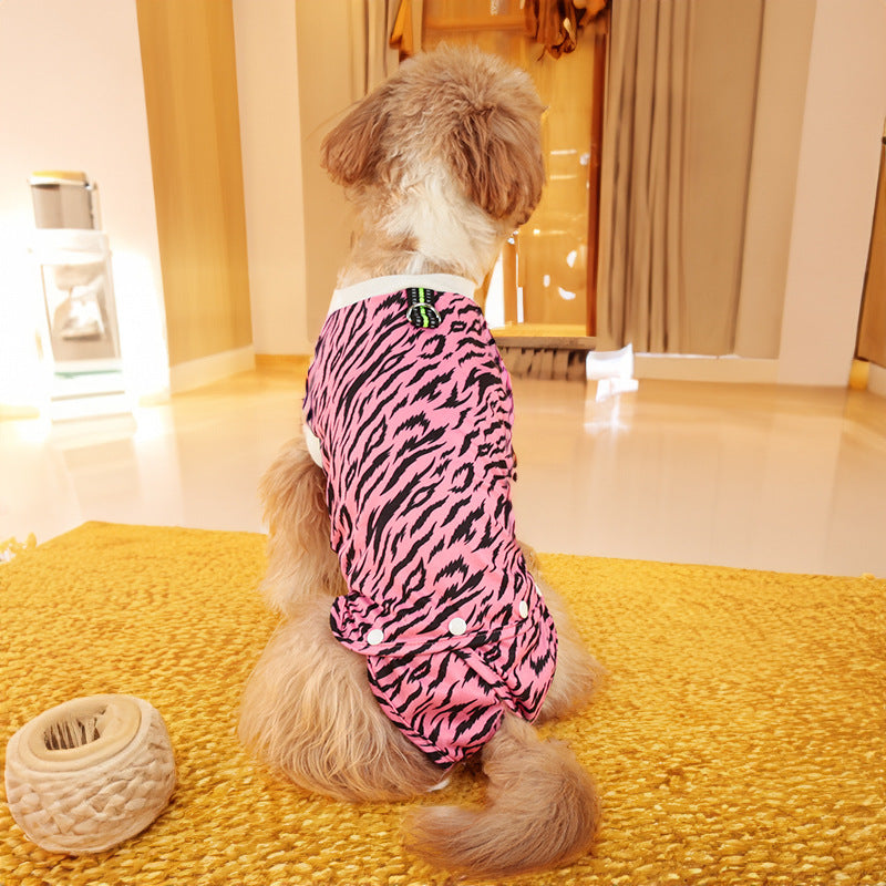 Wild Roamer - Animal Print Full-Coverage Dog Suit