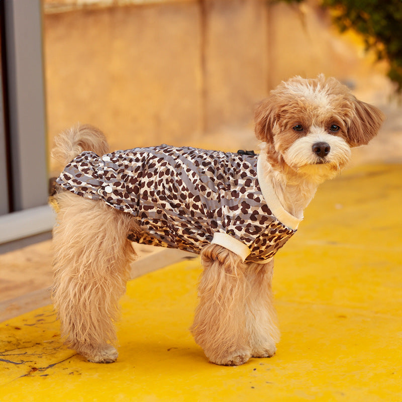 Wild Roamer - Animal Print Full-Coverage Dog Suit