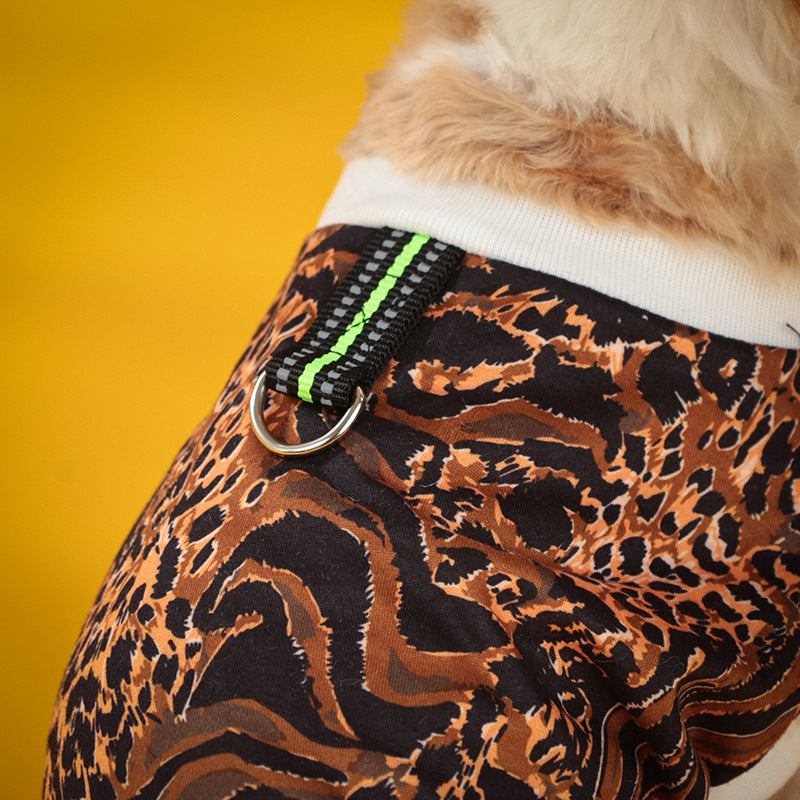 Wild Roamer - Animal Print Full-Coverage Dog Suit