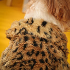 Leopard Luxe Jacket - Plush Leopard Print Dog Jacket