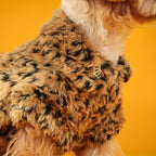 Leopard Luxe Jacket - Plush Leopard Print Dog Jacket