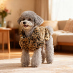 Leopard Luxe Jacket - Plush Leopard Print Dog Jacket